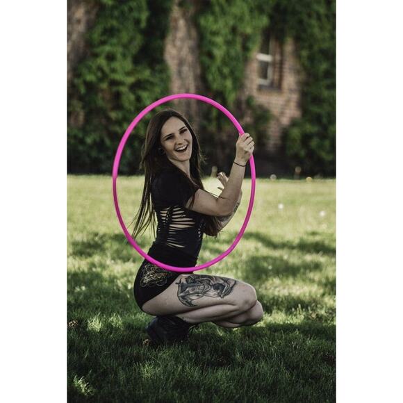 MOON GODDESS - LARGE - Junior/Women's Cut and Weaved Charcoal Grey Leotard, Fun - Picture 9 of 10